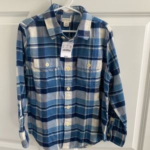 j Crew boy plaid shirt